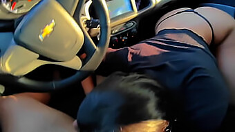 Facial Cumshot In Public Car