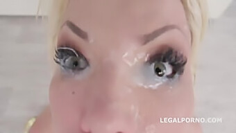 Barbie Sins Goes All In For A Deep Throat And Facial Cumshot Combo