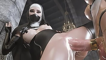 Nun'S Big Cock Pleasure - 3d Animations