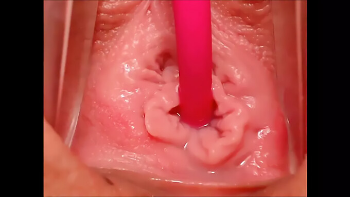 Girl Masturbating With Extreme Close Up Of Vaginal Contractions