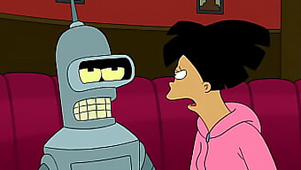 Amy I Bender W Kreskówkowym Pokazie Porno. To Będzie Gorące!