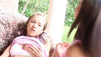 Selina'S Petite Body Gets A Close-Up In This Outdoor Lesbian Video