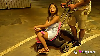 Munequita Enfadada, A Small Brunette, Gets Her Hardcore Fix In This Video