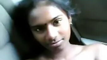 Shy Tamil Teen Gets Nipple Play In Car