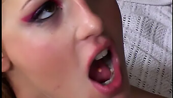 American Beauty Gets Her Mouth And Pussy Fucked In One Video