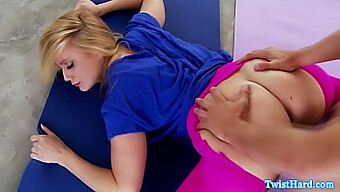 Aj Applegate'S Sensual Yoga And Deepthroating Skills In Action