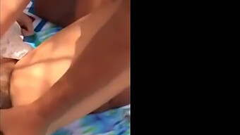 Julkinen Seksi Dyynit Maspalomas Kanssa Amatööri Tyttö