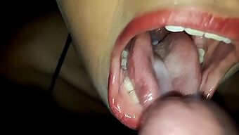 Oral Creampie And Blowjob Cum Swallow From A Little Mexicana