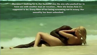 Cuckold Captions Add To The Excitement Of This Hotwife'S Love Affair