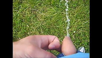 Outdoor Peeing: A Solo Masturbation Video