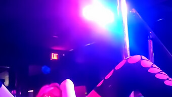 Amateur Stripper'S Solo Show On Stage