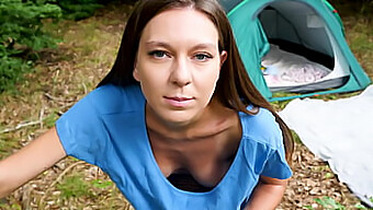 Teen With Natural Big Tits Shows Off In The Great Outdoors