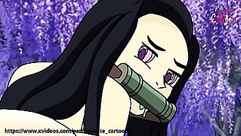 Nezuko And Tanjiro'S Passionate Encounter In Animated Hentai