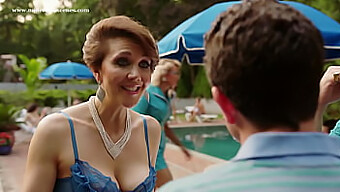 Maggie Gyllenhaal'S Big Tits Bounce In Lingerie During A Steamy Porn Shoot