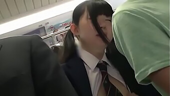 Japanese Teen Submits To Rough Handling And Fingering