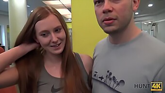 Teen (18+) Amateur Gets Cuckolded By A Rich Male In The Gym