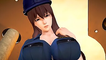 3d Hentai 69:女警察的强烈高潮