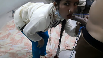 Desi Maid Gives A Blowjob And Swallows Cum In Cowgirl Position