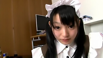 Japanese Girl Konoha'S Blowjob In Cosplay Maid Costume