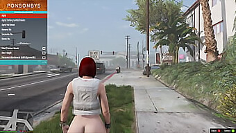 با یک خانم در Gtav برهنه شوید