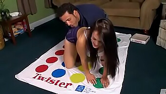 Yaz And Partner Play Twister For A Steamy Video