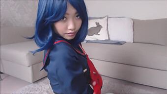 Ryuko'S Sensual Asian Dildo Play Leads To Intense Orgasm