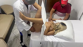 Amateur Wife Gets Checked By Gynecologist Doctor And Loves It From Behind