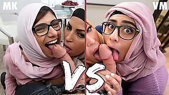 Bangbros Presenterer En Showdown Mellom Mia Khalifa Og Violet Myers