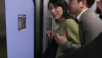 Japanese Mature Woman Receives Humiliation On The Train