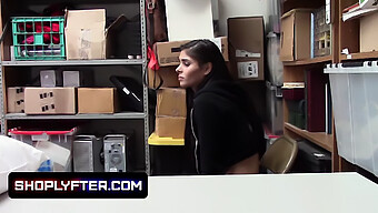 Hot Latina Teen Katya Rodriguez Gets Caught And Taken For A Strip Search