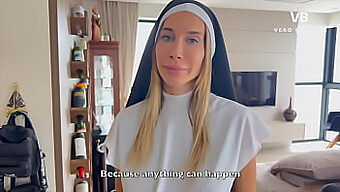 Voluptuous Nun Goes All Out To Regain A Man'S Spirituality