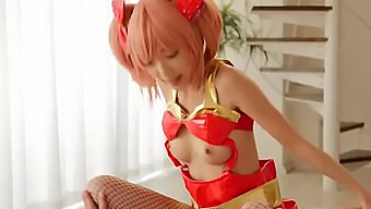 Cinderella Girls Mika And Friends Get Naughty In Japanese Cosplay Sex Video