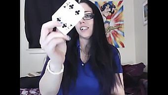 Latina Goddess Takes Control In Dorm Room Strip And Card Game