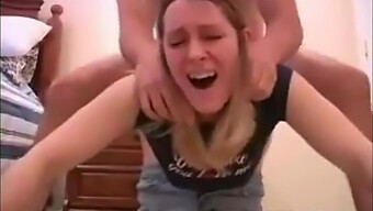 Teen (18+) Gets Rough Anal Sex And Facial