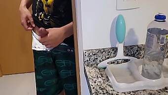 White Boss Gets Anal From Black Cock In Kitchen